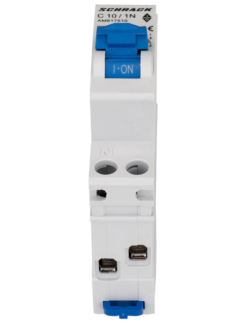 Întreruptor automat modular, AMPARO 6kA, C 10A, 1P+N, 1UH