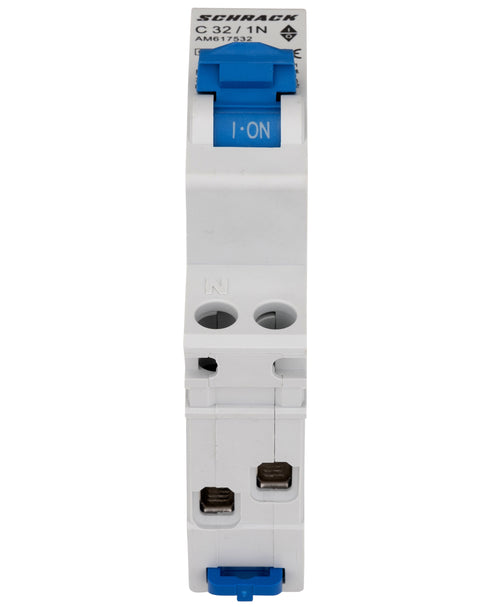 Întreruptor automat modular, AMPARO 6kA, C 32A, 1P+N, 1UH