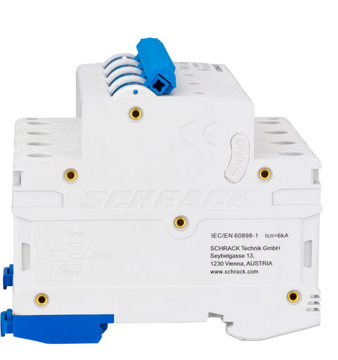 Întreruptor automat modular (MCB) AMPARO 6kA, C 6A, 3P+N