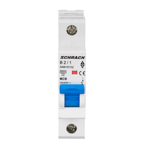 Întreruptor automat modular (MCB) AMPARO 6kA, B 2A, 1-pol