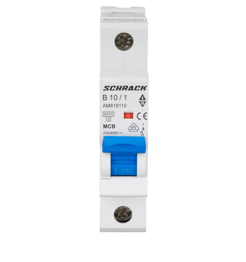 Întreruptor automat modular (MCB) AMPARO 6kA, B 10A, 1-pol