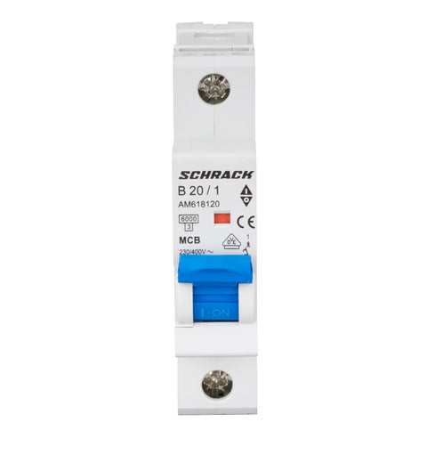 Întreruptor automat modular (MCB) AMPARO 6kA, B 20A, 1-pol