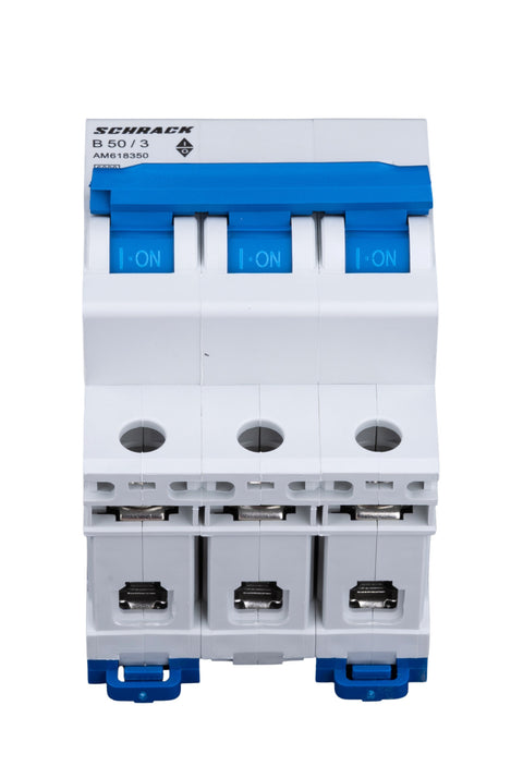Întreruptor automat modular (MCB) AMPARO 6kA, B 50A, 3-poli