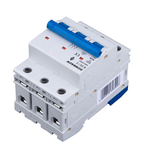 Întreruptor automat modular (MCB) AMPARO 6kA, B 50A, 3-poli