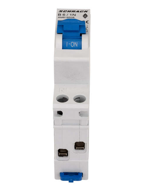 Întreruptor automat modular AMPARO, 6kA, B 6A, 1P+N, 1UH