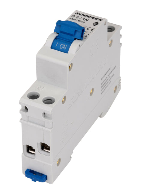 Întreruptor automat modular AMPARO, 6kA, B 6A, 1P+N, 1UH