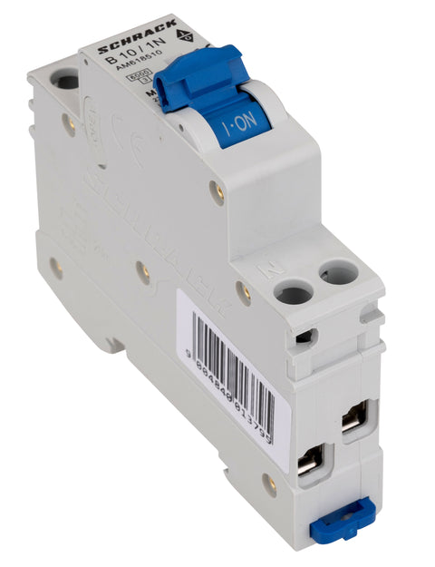Întreruptor automat modular AMPARO, 6kA, B 10A, 1P+N, 1UH