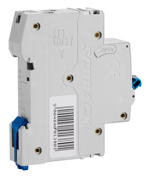 Întreruptor automat modular AMPARO, 6kA, B 13A, 1P+N, 1UH