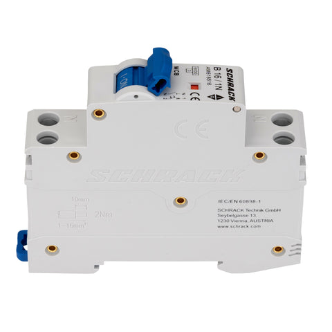 Întreruptor automat modular AMPARO, 6kA, B 16A, 1P+N, 1UH