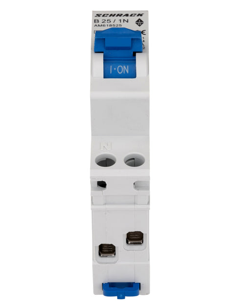 Întreruptor automat modular AMPARO, 6kA, B 25A, 1P+N, 1UH