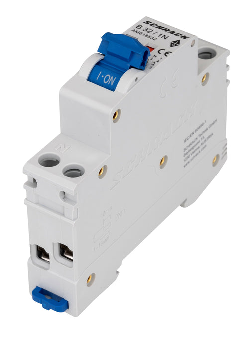 Întreruptor automat modular AMPARO, 6kA, B 32A, 1P+N, 1UH
