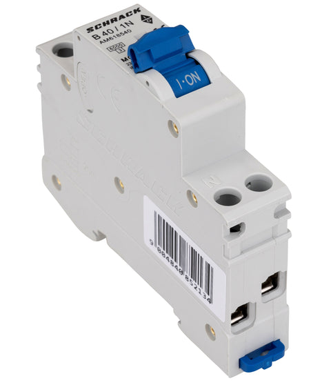 Întreruptor automat modular AMPARO, 6kA, B 40A, 1P+N, 1UH