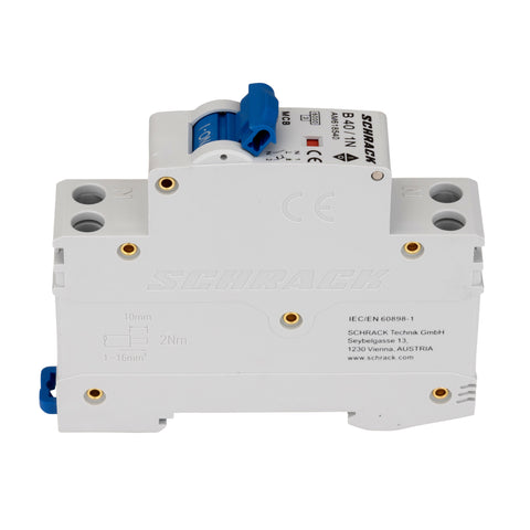 Întreruptor automat modular AMPARO, 6kA, B 40A, 1P+N, 1UH
