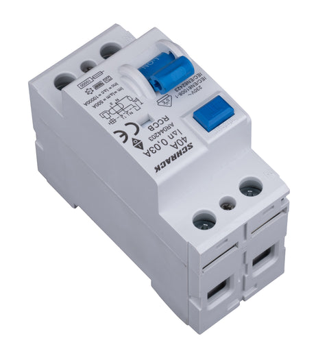 Residual Current Circuit Breaker 10kA, 40A, 2-pole, 30mA, F