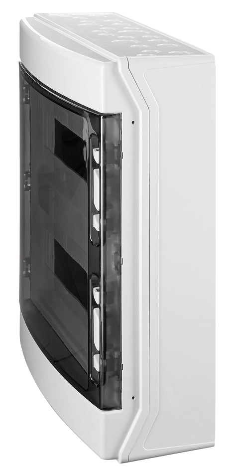 Distribution Board 2-row, 36MW, IP65, transparent door