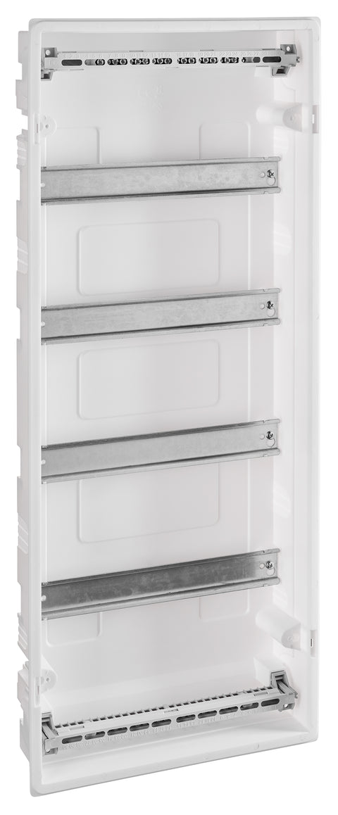 Flush-mounted enclosure 4-rows, 48MW, for partition wall