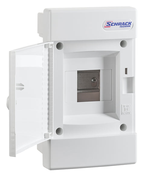 Flush-mounted enclosure 1-row, 4MW, for partition wall