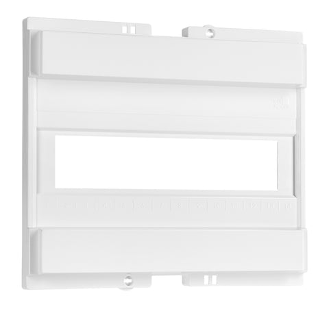 Rama plastic pentru BK085, 1rand, IP40, usa transparenta