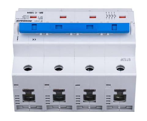 Întreruptor automat C 100A, 4 poli, 10kA