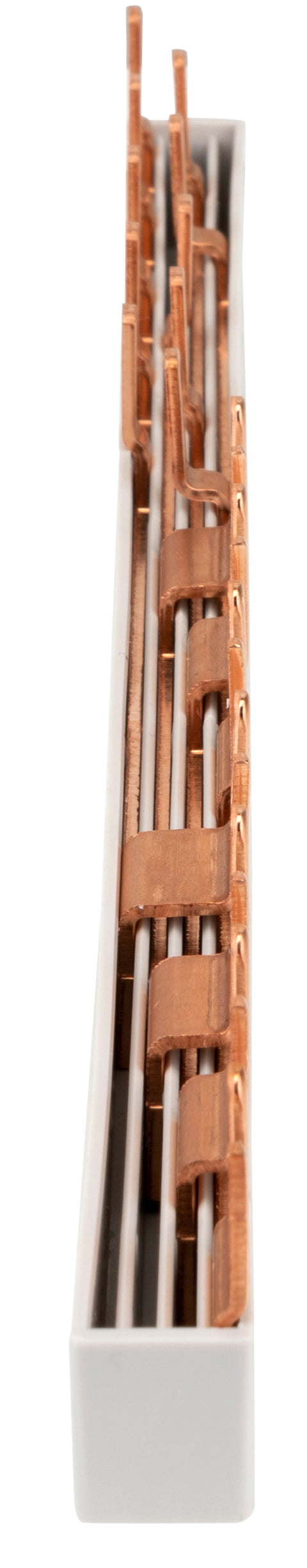Busbar, 1xRCCB 4-pole, 1 MCB 3-pole, 5 MCB 1+N/1 MW, 12MW