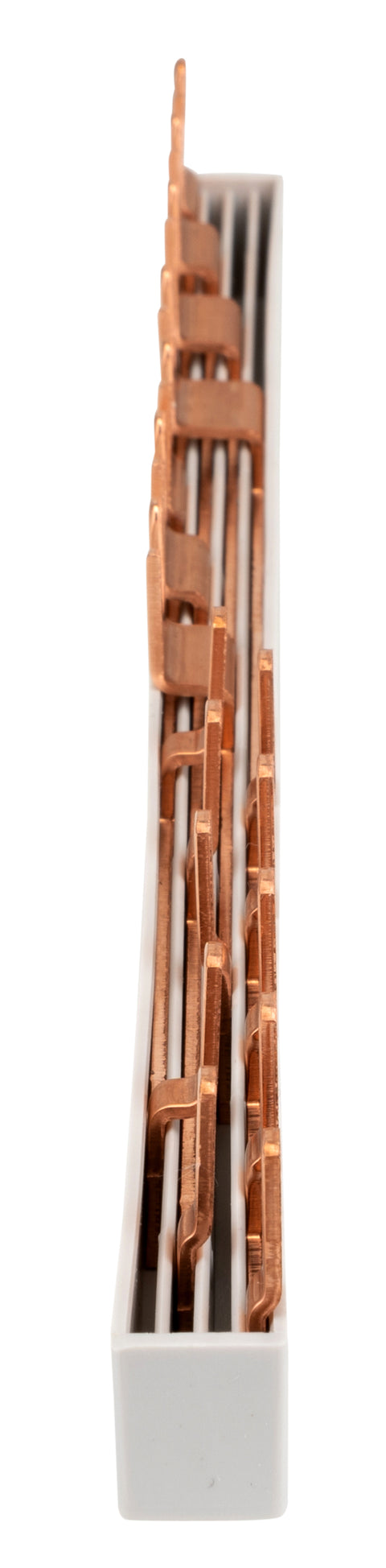 Busbar, 1xRCCB 4-pole, 1 MCB 3-pole, 5 MCB 1+N/1 MW, 12MW
