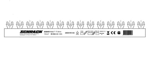 Bareta 3P, 10mm², furca, 1m