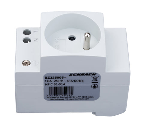 Priză modulară pin PE 16A, 250 V