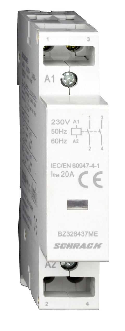 Contactor modular (1UH) 20A, 2ND, 230Vca, seria AMPARO
