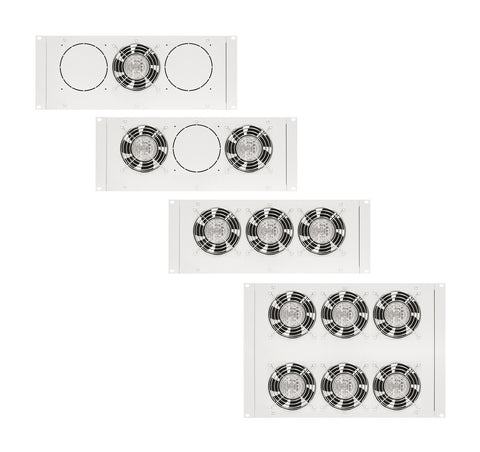 Unitate cu 3 ventilatoare 19" cu termostat