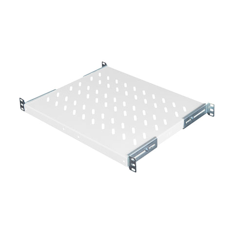 Tavă fixă 19”, 1U, 50kg sarcină, D=570, fixare 4 puncte