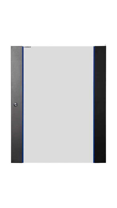 Ușă sticlă pentru DTWB 16U, W=600, RAL9005, negru