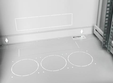 Dulap cablare structurată MONOBLOCK 19" 6U 600x500mm
