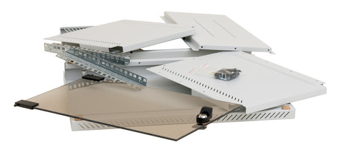 Dulap cablare structurată neasamblat 550x410x395mm 19", 9U