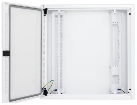 Cutie cabl.struct.DW4,3 rând,44xTOOLLESS,4x230V,RAL9003,plat