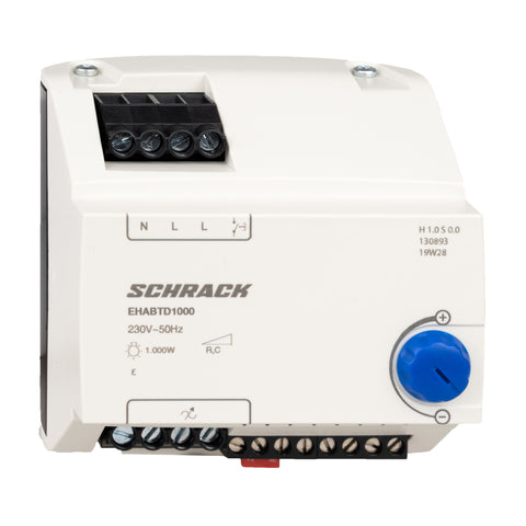 Dimmer cu montaj pe şină DIN 1200VA, RC