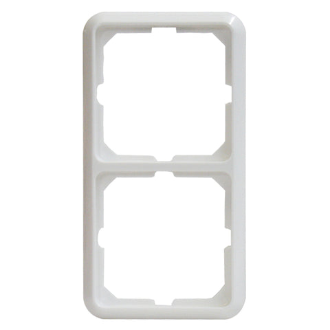 Ramă 2 aparate, albă