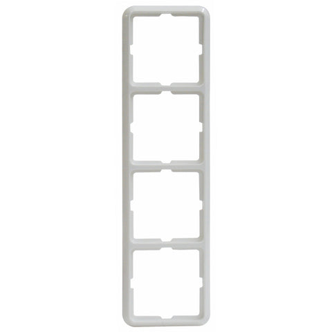 Ramă 4 aparate, albă