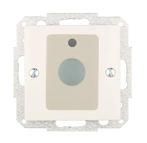 Insert buton de anulare cu placă centrală VISIO, alb pur