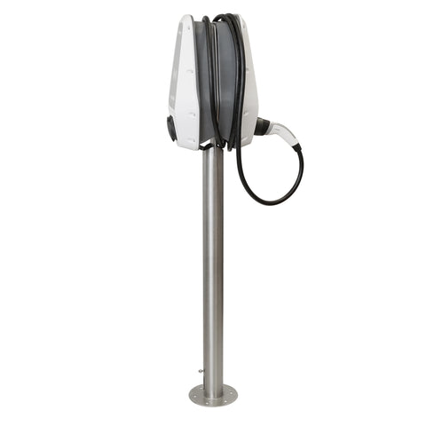Stâlp de montaj pentru 2 x i-CHARGE CION, INOX