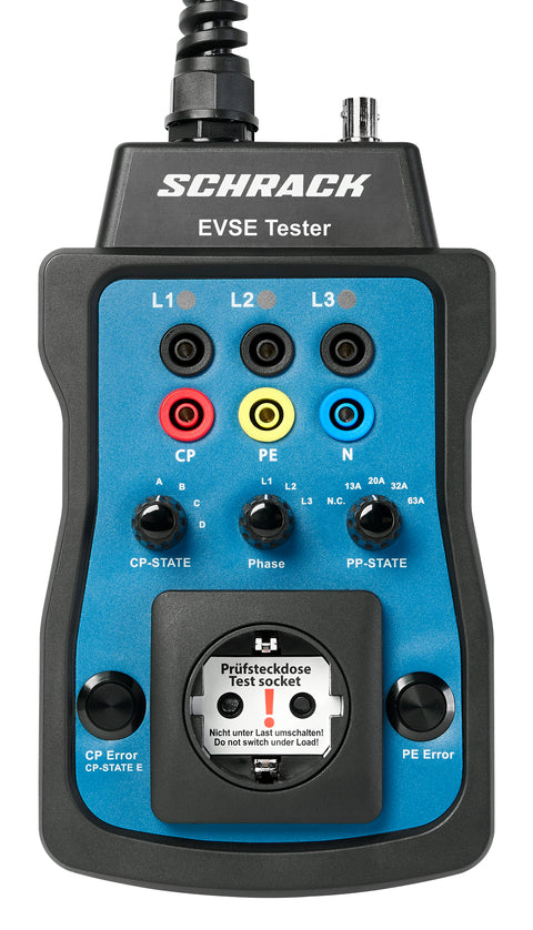 Type2 EVSE test adapter incl. carry bag