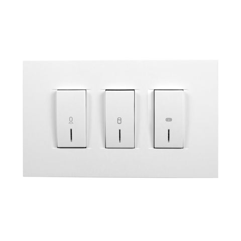 Set întrerupător baie, 3x20A, cleme cu şurub