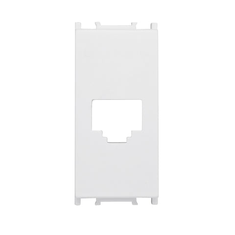 Mască pentru RJ45 TOOLLESS LINE SFA și SFB jack, 1M, alb