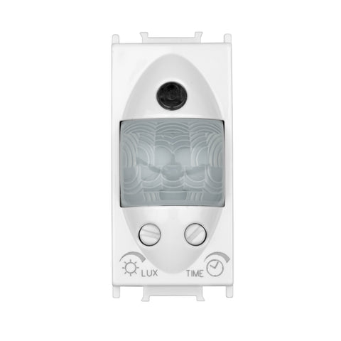 Detector de mişcare cu infraroşii, 110°, 8m, 5A, 1M, alb