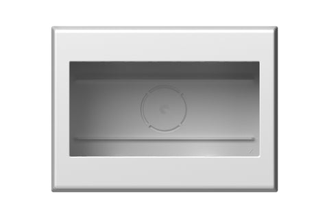 Doză aplicată cu perete spate 4M, alb