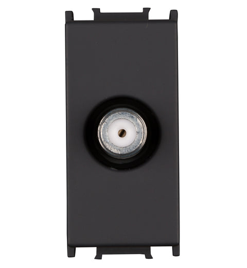 Insert priză antenă SAT, punct terminal, 1dB, 1M, negru
