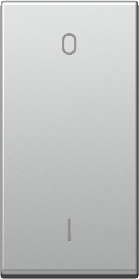 Cover with ON/OFF icon 1M, silver