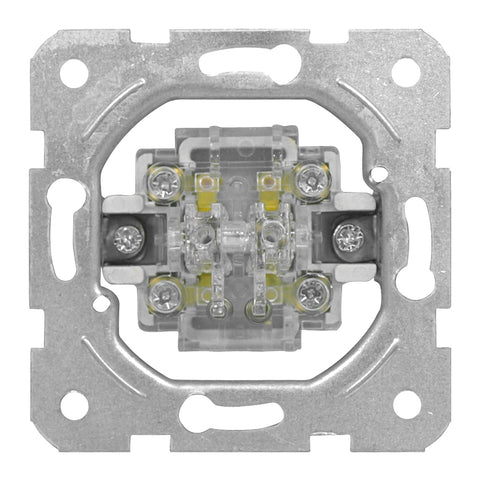 Insert buton dublu, 10A ND, cleme cu şurub
