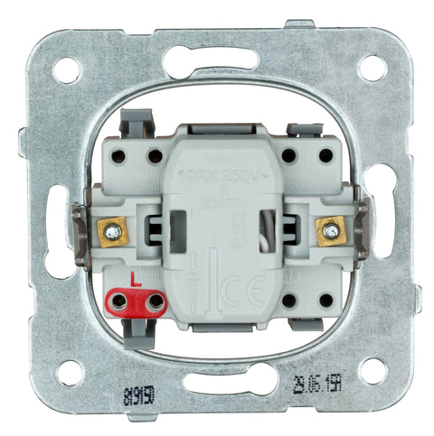 Insert buton,10A, 1ND, L-L1, cu lumină de orientare