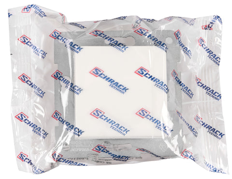 Socket outlet, flap cover, cage clamps, 1 pcs, white