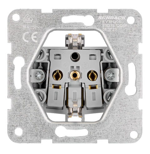 Socket outlet, flap cover, cage clamps, 1 pcs, white